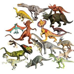 DINOSAUR realistic animal figure bundle 16pcs 212 23045